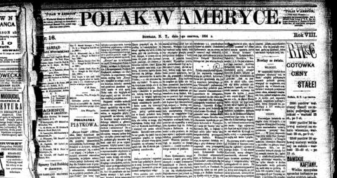 Polak w Ameryce Now Available at NYS Historic Newspapers!